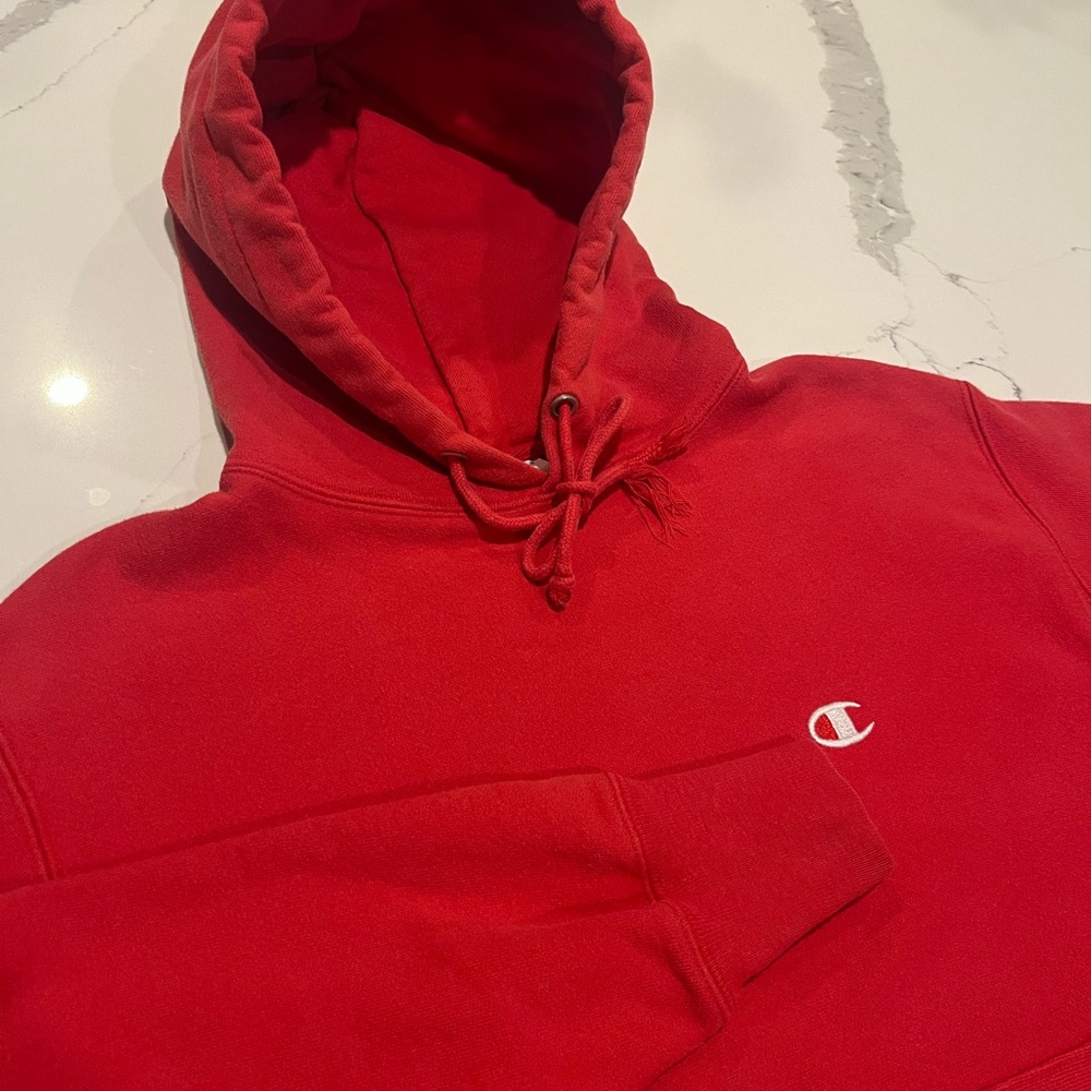 Champion Vintage 90’s Reverse Weave Hoodie Men’s Medium Heavyweight Pullover Y2K